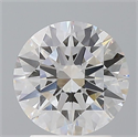 Del inventario de diamantes de laboratorio, 2.04 quilates, Redondo , Color E, claridad VVS2 y certificado IGI