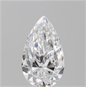 Natural Diamond 3.21 Carats, Pear with  Cut, D Color, FL Clarity and Certified by GIA