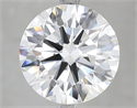 Lab Grown Diamond 5.01 Carats, Round with Ideal Cut, E Color, VVS2 Clarity and Certified by IGI