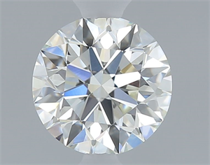Picture of Natural Diamond 0.40 Carats, Round with Excellent Cut, J Color, VVS1 Clarity and Certified by GIA