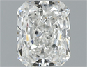 Natural Diamond 0.50 Carats, Radiant with  Cut, G Color, VVS1 Clarity and Certified by GIA