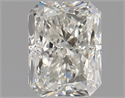 Natural Diamond 0.70 Carats, Radiant with  Cut, J Color, VVS1 Clarity and Certified by GIA