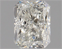 Natural Diamond 0.70 Carats, Radiant with  Cut, J Color, VVS1 Clarity and Certified by GIA