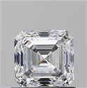 Natural Diamond 1.01 Carats, Asscher with  Cut, D Color, VVS2 Clarity and Certified by GIA