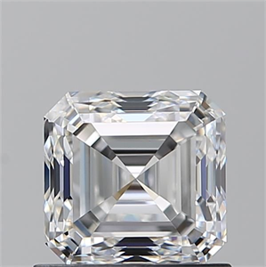 Picture of Natural Diamond 1.01 Carats, Asscher with  Cut, D Color, VVS2 Clarity and Certified by GIA