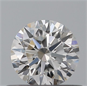 Natural Diamond 0.45 Carats, Round with Excellent Cut, E Color, VVS1 Clarity and Certified by GIA