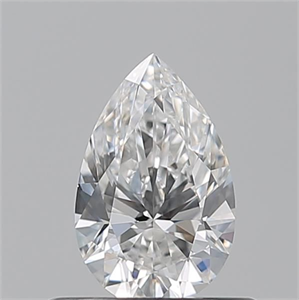 Picture of Natural Diamond 0.50 Carats, Pear with  Cut, E Color, VS2 Clarity and Certified by GIA