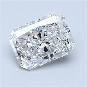 Picture of 2.40 Carats, Radiant Diamond with  Cut, F Color, VS1 Clarity and Certified by GIA