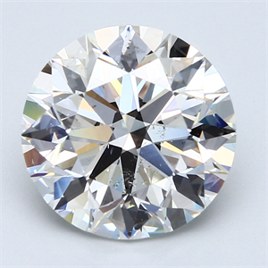 Picture of 5.83 Carats, Round Diamond with Excellent Cut, G Color, SI2 Clarity and Certified by GIA