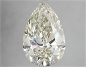 Natural Diamond 2.03 Carats, Pear with  Cut, J Color, SI1 Clarity and Certified by IGI