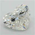 Natural Diamond 3.01 Carats, Heart with  Cut, I Color, VS2 Clarity and Certified by GIA