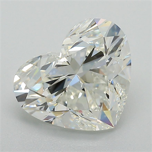 Picture of Natural Diamond 3.01 Carats, Heart with  Cut, I Color, VS2 Clarity and Certified by GIA