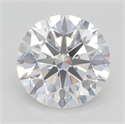 Lab Grown Diamond 3.43 Carats, Round with Excellent Cut, D Color, VVS1 Clarity and Certified by GIA