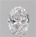 Natural Diamond 2.01 Carats, Oval with  Cut, F Color, VS2 Clarity and Certified by GIA