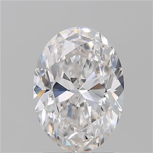 Picture of Natural Diamond 2.01 Carats, Oval with  Cut, F Color, VS2 Clarity and Certified by GIA