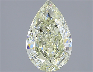 Foto Diamante Natural 2.01 quilates, De pera , Color N, claridad SI1 y certificado GIA de