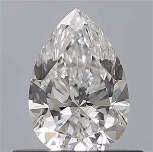 Picture of Natural Diamond 0.42 Carats, Pear with  Cut, D Color, VVS1 Clarity and Certified by GIA