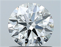 Diamante Natural 0.76 quilates, Redondo , Color G, claridad SI2 y certificado GIA