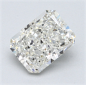 1.50 Carats, Radiant Diamond with  Cut, I Color, VS2 Clarity and Certified by GIA