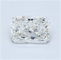 1.20 Carats, Radiant Diamond with  Cut, G Color, VS1 Clarity and Certified by GIA