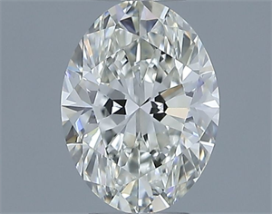 Picture of Natural Diamond 0.70 Carats, Oval with  Cut, I Color, VVS1 Clarity and Certified by IGI