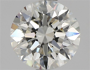 Picture of Natural Diamond 1.09 Carats, Round with Excellent Cut, I Color, VS2 Clarity and Certified by GIA