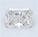 1.50 Carats, Radiant Diamond with  Cut, G Color, VS2 Clarity and Certified by GIA