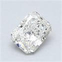 1.00 Carats, Radiant Diamond with  Cut, I Color, SI1 Clarity and Certified by GIA