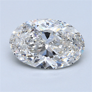 Picture of 5.02 Carats, Oval Diamond with  Cut, G Color, SI1 Clarity and Certified by GIA