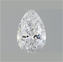 Diamante Natural 0.52 quilates, De pera , Color D, claridad VVS1 y certificado GIA