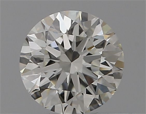 Picture of Natural Diamond 0.42 Carats, Round with Excellent Cut, I Color, VVS1 Clarity and Certified by GIA