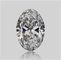 Natural Diamond 0.31 Carats, Oval with  Cut, F Color, VS2 Clarity and Certified by GIA