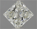 Natural Diamond 0.50 Carats, Princess with  Cut, I Color, VVS2 Clarity and Certified by IGI