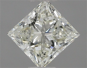 Picture of Natural Diamond 0.50 Carats, Princess with  Cut, I Color, VVS2 Clarity and Certified by IGI