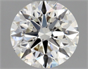 Diamante Natural 0.58 quilates, Redondo , Color H, claridad VS2 y certificado GIA