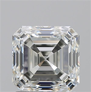 Picture of Natural Diamond 1.70 Carats, Asscher with  Cut, I Color, VVS1 Clarity and Certified by GIA