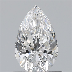 Foto Diamante Natural 0.70 quilates, De pera , Color E, claridad VS1 y certificado GIA de