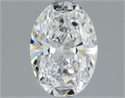 Natural Diamond 1.04 Carats, Oval with  Cut, D Color, VVS2 Clarity and Certified by GIA