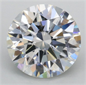 Lab Grown Diamond 2.01 Carats, Round with Ideal Cut, E Color, VS1 Clarity and Certified by IGI