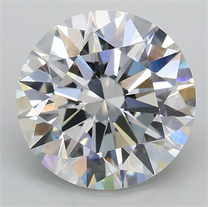 Picture of Lab Grown Diamond 2.01 Carats, Round with Ideal Cut, E Color, VS1 Clarity and Certified by IGI
