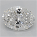 Natural Diamond 2.01 Carats, Oval with  Cut, E Color, SI1 Clarity and Certified by GIA
