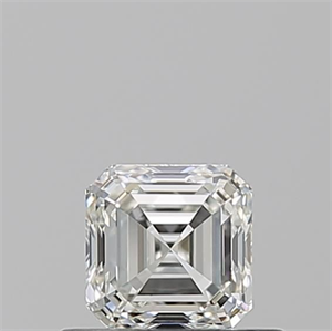 Picture of Natural Diamond 0.50 Carats, Asscher with  Cut, J Color, VVS1 Clarity and Certified by GIA