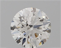 Natural Diamond 0.40 Carats, Round with Excellent Cut, H Color, SI1 Clarity and Certified by GIA