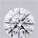 Lab Grown Diamond 3.26 Carats, Round with Excellent Cut, D Color, VVS2 Clarity and Certified by GIA