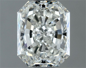 Picture of Natural Diamond 1.01 Carats, Radiant with  Cut, I Color, VS2 Clarity and Certified by GIA