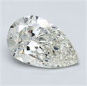 Diamante Natural 5.51 quilates, De pera , Color J, claridad VS2 y certificado GIA