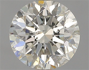 Picture of Natural Diamond 1.02 Carats, Round with Very Good Cut, J Color, I1 Clarity and Certified by GIA