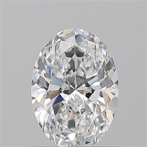 Picture of Natural Diamond 0.52 Carats, Oval with  Cut, E Color, VVS1 Clarity and Certified by GIA