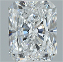 Natural Diamond 1.20 Carats, Radiant with  Cut, D Color, VS2 Clarity and Certified by GIA