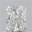 Natural Diamond 1.70 Carats, Radiant with  Cut, I Color, VS2 Clarity and Certified by GIA